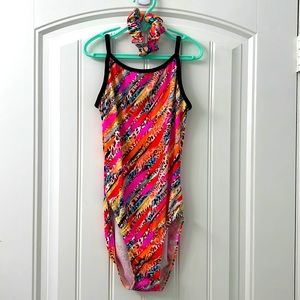 Gymnastics Leotard & Scrunchie